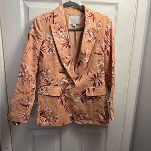 Joie Women's Peach Floral Blazer‎
